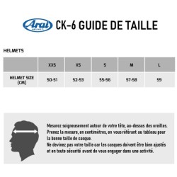 Casque Arai CK6 - CMR (-15ans)