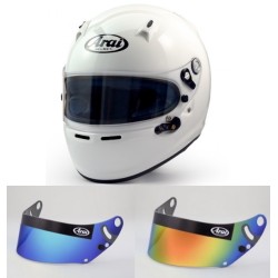 Casque + visière iridium...