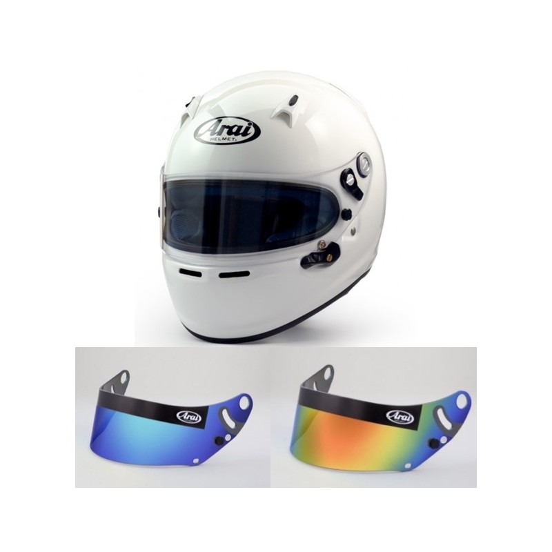 Casque + visière iridium Arai SK6