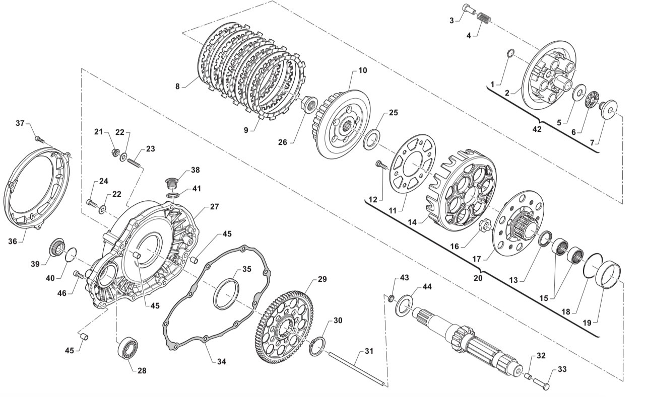 Embrayage TM R2